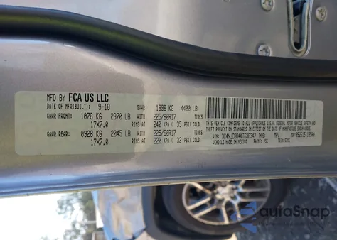 2019 Jeep Compass Sun And Wheel Fwd z USA, uszkodzony, nr VIN 3C4NJCBB4KT636347